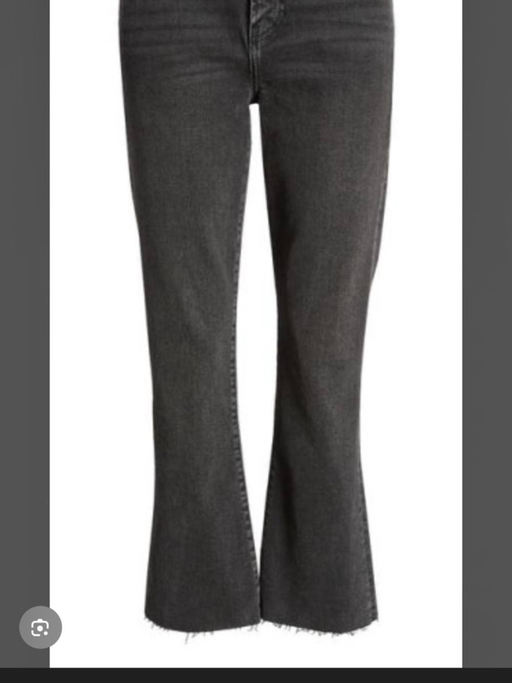 Frame Denim Le Jane Crop - Obsidian